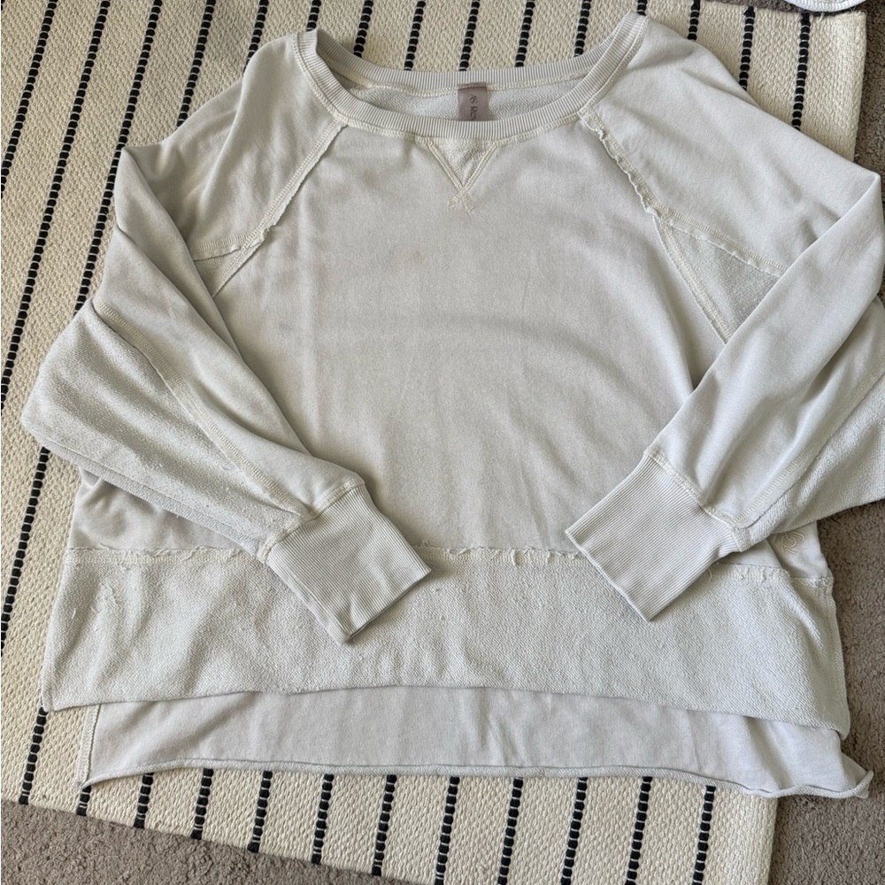 Altar'd State Cream Pullover Top